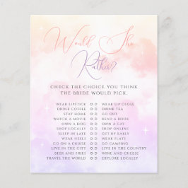 Roze Paarse Cloud Nine wil ze liever spel