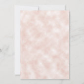 Roze Paarse Cream Waterverf 16 oktober Kaart (Achterkant)