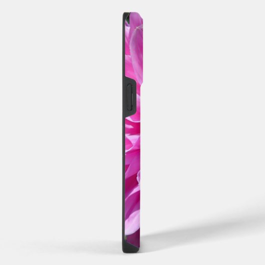 Roze Paarse Dahlia Bloem iPhone Hoesje (Rechterkant)