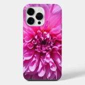 Roze Paarse Dahlia Bloem iPhone Hoesje (Achterkant)