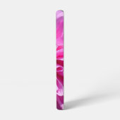 Roze Paarse Dahlia Bloem Samsung Galaxy Hoesje (Linkerkant)