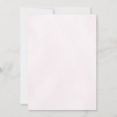 Roze Paarse Dahlia Meisje Baby Brunch Kaart (Achterkant)