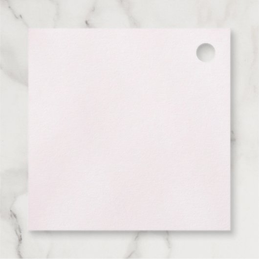 Roze Paarse Dahlia Meisje Baby shower Bedankjes Labels (Achterkant)