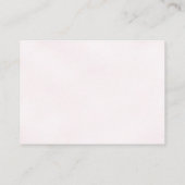 Roze Paarse Dahlia Meisje Baby shower Boeken voor  Informatiekaartje (Achterkant)