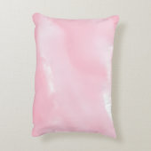 Roze Paarse Dansende Beer Worp Kussen (Achterkant (Verticaal))