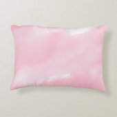 Roze Paarse Dansende Beer Worp Kussen (Achterkant)