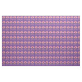 Roze Paarse Donut Doughnut Donuts Name Fabric Stof (Yard (91,4 cm))