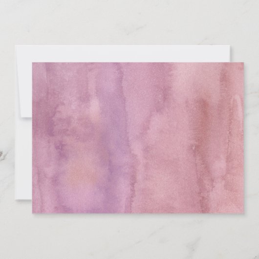 Roze Paarse Drie Rex Meisje Dinosaurus Verjaardag Kaart (Achterkant)