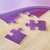  roze Paarse droom Legpuzzel (Zijkant)