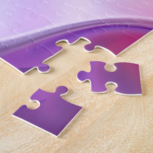  roze Paarse droom Legpuzzel (Zijkant)