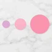 Roze Paarse elegante kleuren Moderne Sjabloon Confetti (Voorkanten)