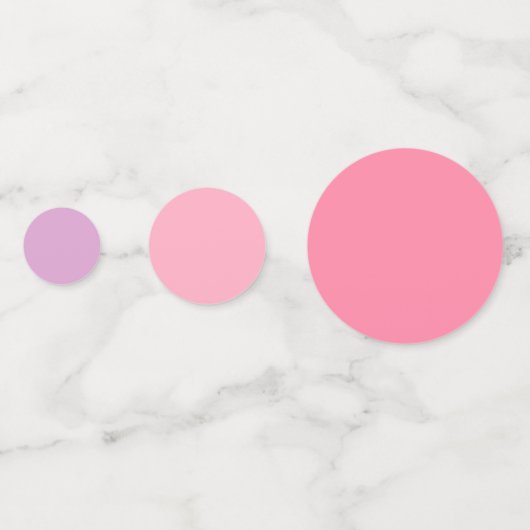 Roze Paarse elegante kleuren Moderne Sjabloon Confetti (Voorkanten)