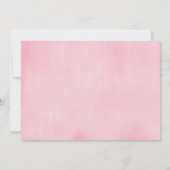 Roze paarse elegante vlinderfoto kaart (Achterkant)