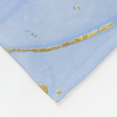 Roze, paarse en blauwe Alcohol Inkt Fleece Deken (Hoek)