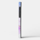 Roze, Paarse en blauwe alcoholinkt Case-Mate iPhone Case (Achterkant / Links)