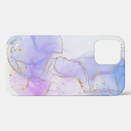 Roze, Paarse en blauwe alcoholinkt Case-Mate iPhone Case (Achterkant (horizontaal))