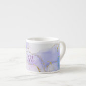 Roze, Paarse en blauwe alcoholinkt Espresso Kop (Voorkant rechts)