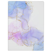 Roze, Paarse en blauwe alcoholinkt Klembord (Achterkant)