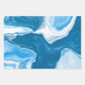 Roze, Paarse en blauwe kieuwen Inpakpapier Vel (Voorkant 3)