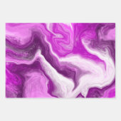 Roze, Paarse en blauwe kieuwen Inpakpapier Vel (Voorkant 2)