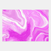 Roze, Paarse en blauwe kieuwen Inpakpapier Vel (Voorkant)