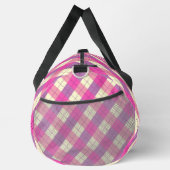 Roze, Paarse en gele Plaid Plunjezak (Rechts)