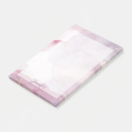Roze paarse en glinster ombre patroon noot post-it® notes