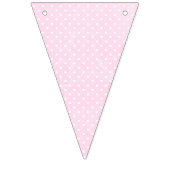 Roze, Paarse en groene vlag Garland Vlaggetjes (Eerste vlag)