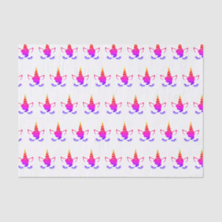 Roze & Paarse Fade Glamicorn Tissuepapier
