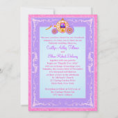 Roze, Paarse Fantasy Fairytale Weddenschap Kaart (Achterkant)