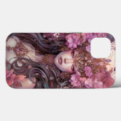 Roze Paarse feestkoningin Fantasy Art Case-Mate iPhone Case (Achterkant (horizontaal))