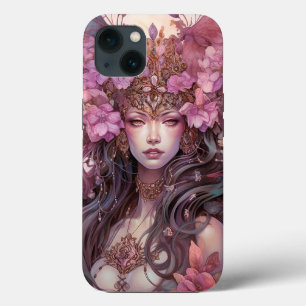 Roze Paarse feestkoningin Fantasy Art Case-Mate iPhone Case