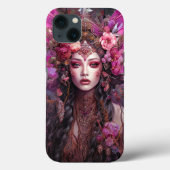 Roze Paarse feestkoningin Fantasy Art Case-Mate iPhone Case (Achterkant)