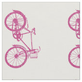 Roze Paarse  fiets Stof (Close Up)