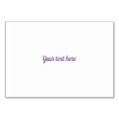 Roze Paarse Floral Kaart (Achterkant)