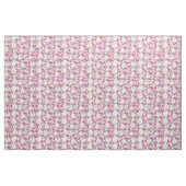 Roze Paarse Floral Stof (Fat Quarter)