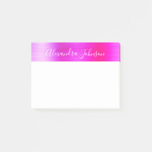 Roze Paarse Folie Professional Business Post-it® Notes