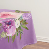 Roze Paarse geel Florence Waterverf Tablecloth Tafelkleed (Voorbeeld)