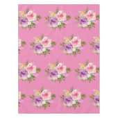 Roze Paarse geel Florence Waterverf Tablecloth Tafelkleed (Voorkant)