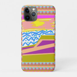 Roze Paarse Gele Zonsondergang Jacht Case-Mate iPhone Case
