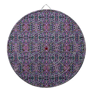 Roze Paarse geometrisch Dartbord