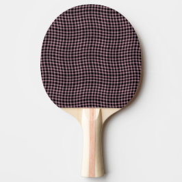 Roze Paarse Geruite Geruite Naadloos Patroon Tafeltennisbatje