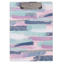 Roze & Paarse gestreepte klembord