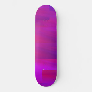 Roze Paarse Glitch Art Vaporwave Esthetiek Analoog Persoonlijk Skateboard