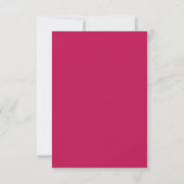 Roze & Paarse Glitter Afstudeer Uitnodiging (Achterkant)
