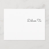 Roze - Paarse Glitter Afstuderen Aankondiging (Achterkant)