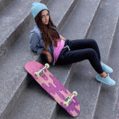 Roze & Paarse Glitter Drip Esthetische Smelten Persoonlijk Skateboard