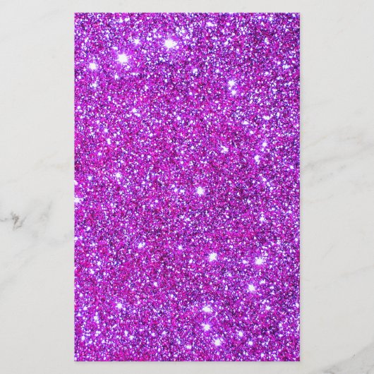 Roze Paarse Glitter Glam Glitter Ontwerper Flyer (Voorkant)