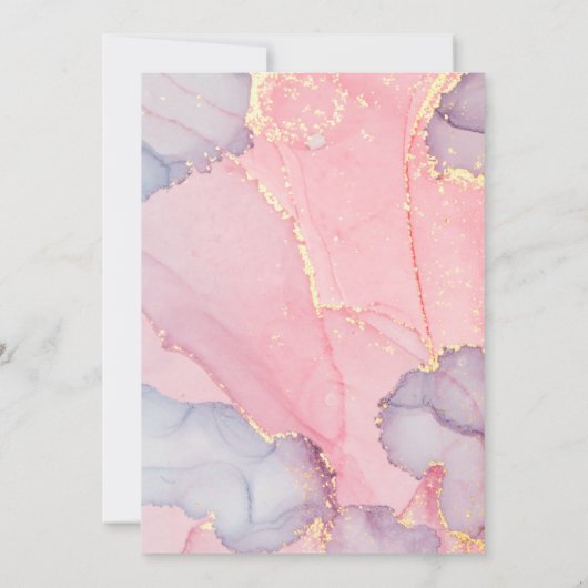 Roze Paarse gouddurfwedstrijd Kaart (Achterkant)