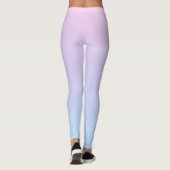 Roze Paarse Gradiënt  Leggings (Achterkant)